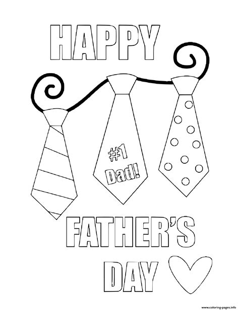 Happy Fathers Day Coloring Pages Printable Free